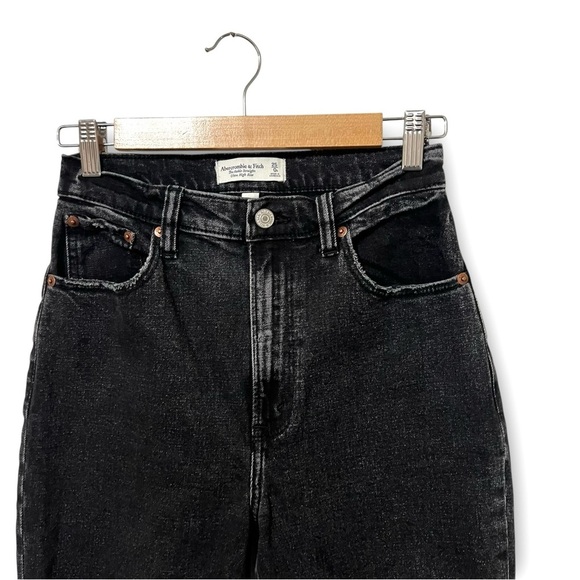 Abercrombie & Fitch The Ankle Straight Ultra High Rise Jeans Size 25/0 - Picture 5 of 12